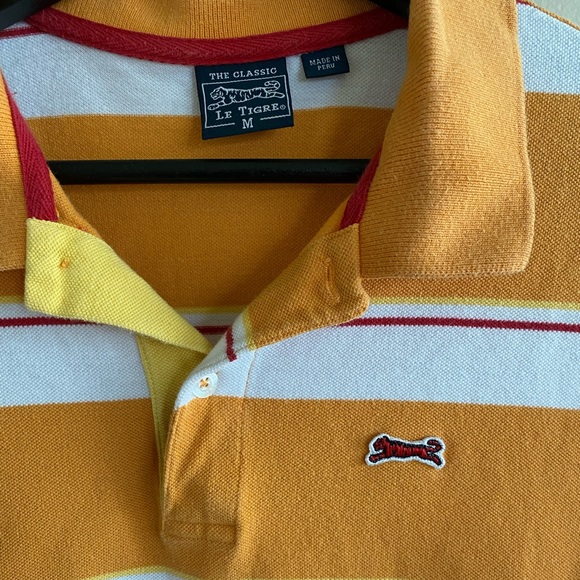 Le Tigre Classic Polo Shirt Size M - Picture 3 of 5